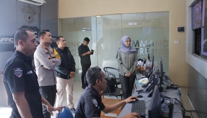 Mudik Aman Polres Nganjuk Maksimalkan CCTV Command Center Dan Layanan Publik