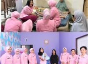 Peringati HUT YKB ke-45, Ketua Bhayangkari Kalteng Bersama Wakapolda Anjangsana Besuk Keluarga Anggota Polri Yang Sakit