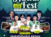 Syawal Fest: Halal Bihalal Akbar Dan Inagurasi Pelantikan PW GP Ansor Jawa Timur