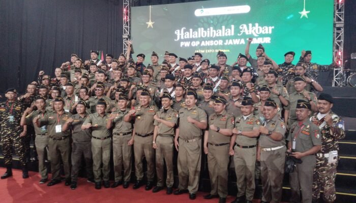 Jajaran Satkorwil Banser Jawa Timur Masa Khidmat 2024-2028 Resmi Dilantik