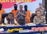 Polda Sulteng Ungkap 24 Kilogram Sabu Jaringan Lintas Negara, Kantongi Identitas Bandar Narkoba
