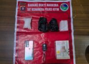 Berantas Narkoba, Polres Kotim Amankan Pelaku Pengedar Sabu Dengan Berat 100,62 Gram 