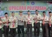 Kapolres Kepulauan Meranti Lepas Puluhan Peserta Jambore Karhutla 2025