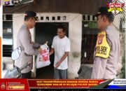 Peduli Korban Banjir, Polres Barsel Salurkan Ratusan Paket Sembako