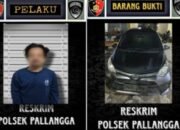 Tim Black Horse Polsek Pallangga Berhasil Menangkap Pelaku Penipuan dan Penggelapan Mobil di Gowa