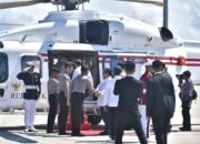 Helikopter AW 189 Polri Melaksanakan Pelayanan Penerbangan Kepresidenan untuk Presiden RI dan Presiden Perancis dengan Sukses