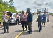 Polres Mimika Berhasil Meredam Aksi Pemalangan Jalan Poros Pomako Kembali Terjadi