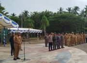 Kapolres Raja Ampat Dampingi Bupati Raja Ampat Saat Pimpin Apel Gelar Pasukan Relokasi Pasar