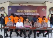 Polresta Sorong Kota Gelar Konferensi Pers Terkait Kasus Kriminal Yang Terjadi