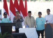 Presiden Prabowo Senang Usaha dan Kerja Keras Kapolri bersama Jajaran Turut Sukseskan Swasembada Pangan