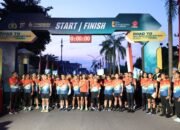 790 Peserta Ikuti Event Lari Road To Riau, Start Dilaksanakan di Depan Markas Polda Riau Tempuh Jarak 7,9 Kilometer