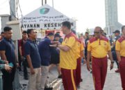 Polri Untuk Masyarakat, Polda Kalteng Gelar Pemeriksaan Kesehatan Gratis di CFD Bundaran Besar