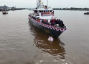 Kenang Jasa Pahlawan Gugur di Perairan, Polda Kalteng Gelar Upacara Tabur Bunga Hari Bhayangkara ke-79 di Kapuas