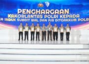 Di Acara Rakernis Fungsi Lantas T.A 2025, Kakorlantas Beri Penghargaan Bagi Polantas Berprestasi