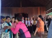 Kapolres Raja Ampat bersama Wakapolda Papua Barat Daya Sambut Kedatangan Ketua Umum Bhayangkari