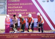 Dukung Program Pemerintah, Kapolda Jambi Irjen. Pol. Krisno Halomoan Siregar, S.I.K., Pimpin Ground Breaking SPPG
