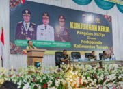 Kapolda Kalteng Bersama Gubernur dan Pangdam XII/Tanjungpura Kunjungan Kerja Perkuat Sinergi dan Soliditas Jelang PSU di Barito Utara