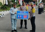 Wujud Sinergi Antar Instansi Tingkatkan Keselamatan dan Ketertiban Lalin, Dirlantas Polda Kalteng Terima Bantuan Traffic Cone dan Water Barrier dari PT Jasa Raharja