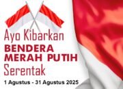 Peringati HUT Kemerdekaan RI ke-80, Kapolres Raja Ampat Ajak Masyarakat Kibarkan Bendera Merah Putih