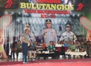 Kapolda Papua Tengah Resmi Buka Turnamen Bulutangkis Hari Bhayangkara ke-79 di Nabire