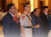 Kapolda Papua Barat Daya Hadiri Rapat Paripurna Penyerahan Laporan Hasil Pemeriksaan BPK RI Atas LKPD T.A 2024