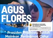 Agus Flores: “Presiden Prabowo Sudah Mainkan Permainan Catur Demi Keutuhan Negara”