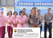 Sukseskan Program MBG dari Pemerintah, Kakorlantas Tinjau Langsung Groundbreaking SPPG Korlantas Polri 