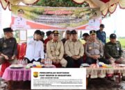 Kapolda Kalteng Hadiri Panen Raya di Kapuas