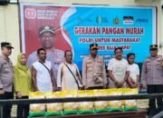 Gelar Gerakan Pangan Murah, Polres Raja Ampat Salurkan 3 Ton Beras Untuk Masyarakat