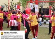 Senam Bersama, Lomba Memasak, Hingga Tarik Tambang Semarakkan Hari Kemerdekaan RI ke- 80 di Polda Kalteng
