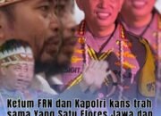 Kapolri dan Ketum FRN Agus Flores Sangat Intens Komunikasi Melalui Whatshap
