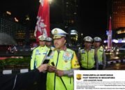 Operasi Merdeka Jaya Ditutup Malam Ini, Kakorlantas Patroli di HI-Monas Usai HUT RI ke-80