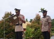 Kapolres Raja Ampat AKBP Jems Oktovianus Tegai S.I.K., Pimpin Upacara Peringatan Hari Juang Polri