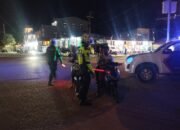 Jaga Kamseltibcarlantas, Satlantas Polres Raja Ampat Laksanakan Gatur Lalin Malam
