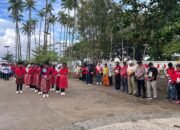 Berikan Pelayanan Terbaik, Polres Raja Ampat Laksanakan PAM Jalur Kegiatan Lomba Gerak Jalan