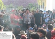 Kedepankan Sisi Humanis, Polda Kalteng Sukses Kawal Aksi Unras di Kantor DPRD dengan Aman dan Tertib