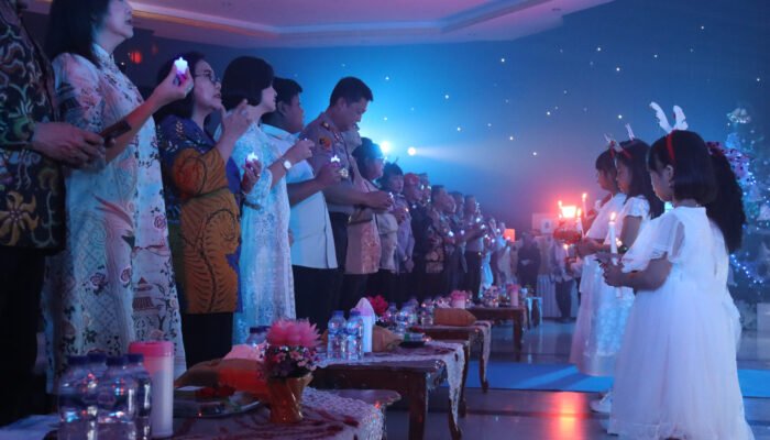 Perayaan Natal di Polda Kalteng, Kapolda Ajak Umat Kristiani Perkuat Iman, Kebersamaan dan Solidaritas Sosial