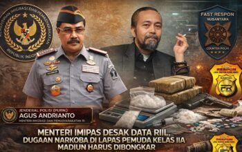 Menteri Imipas Desak Data Riil, Dugaan Narkoba di Lapas Pemuda Kelas IIA Madiun Harus Dibongkar