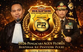 Ketum PW FRN Agus Flores Berkomitmen Berikan Pembelaan Hukum Total bagi Penyidik Polri Sesuai Marwah FRN