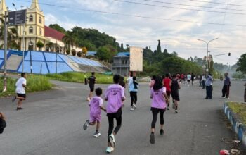 Kawal SO:RUN FESTIVAL, Satlantas Polres Raja Ampat Pastikan Kamseltibcarlantas Kondusif