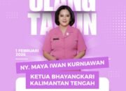 Ketua Umum PW-FRN Agus Flores Beri Ucapan Selamat Ulang Tahun untuk Ketua Bhayangkari Kalteng