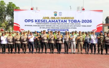 Polda Sumut Gelar Apel Operasi Keselamatan Toba 2026, Tekankan Lalu Lintas Aman dan Humanis