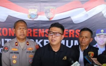 Ditreskrimum Polda Sulsel Gelar Konferensi Pers Pengungkapan Tindak Pidana Pencurian Kendaraan Bermotor