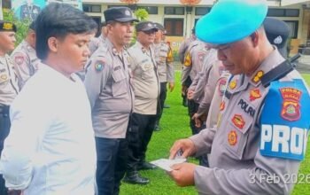 Perkuat Disiplin Personel Polri, Kabidpropam Polda Bali Gelar Ops Gaktibplin di Polres Tabanan