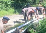 Bahu-Membahu, Polres Aceh Tengah dan Brimob Aceh Percepat Pemulihan Pascabencana