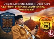 Ketum PW-FRN Agus Flores Geram, Sebut Protes Koalisi Oposisi Soal Pimpinan Komisi III: “Cuma Lagu Lama’