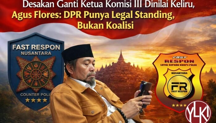 Ketum PW-FRN Agus Flores Geram, Sebut Protes Koalisi Oposisi Soal Pimpinan Komisi III: “Cuma Lagu Lama’