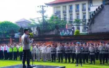 Apel Perdana, Wakapolda Bali Tekankan Disiplin, Profesionalisme dan Larang Judi Online