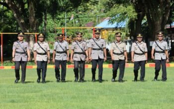 Kapolres Raja Ampat Pimpin Sertijab Wakapolres hingga Kasat, Ini Daftar Pejabat Barunya