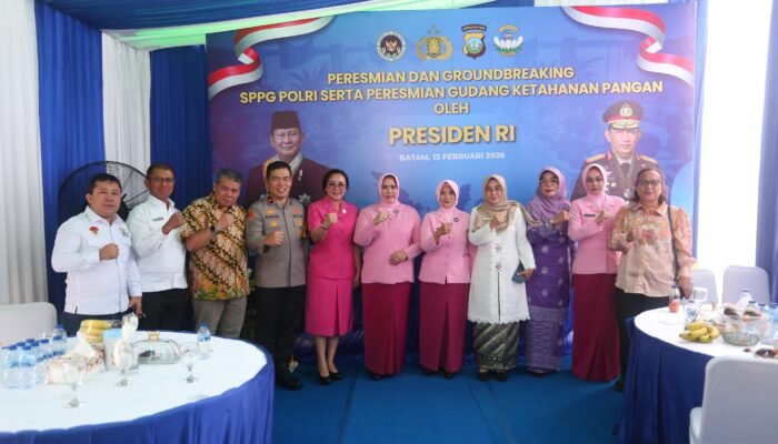 Kapolda Kepri Hadiri Peresmian dan Groundbreaking Ketahanan Pangan Oleh Presiden RI Prabowo Subianto